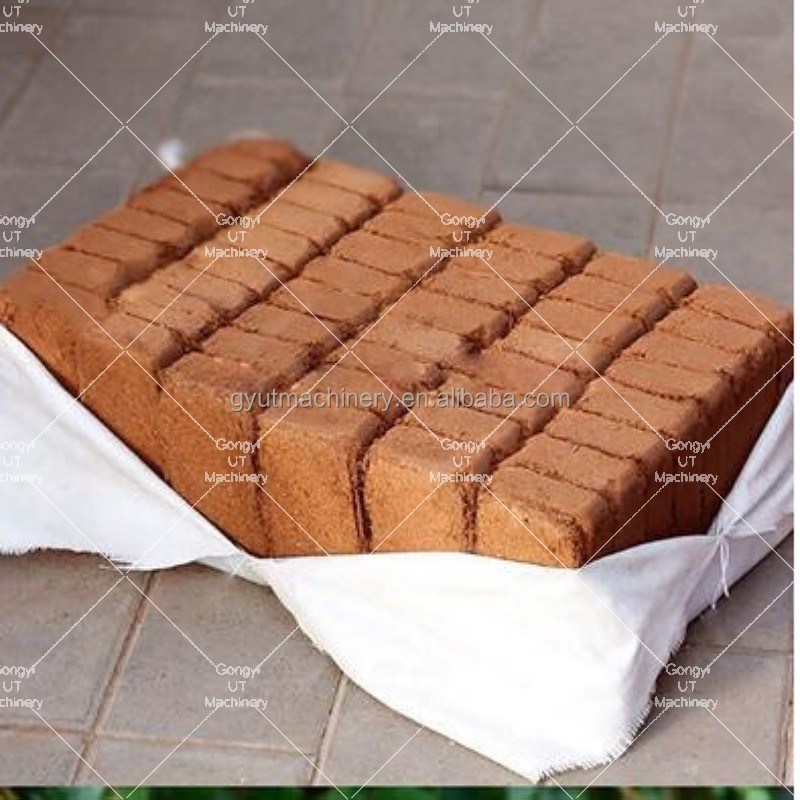 3500 кг мощности Кокосовая кокосовая плитка Прессовая машина для балей Размер 600*400*300 мм