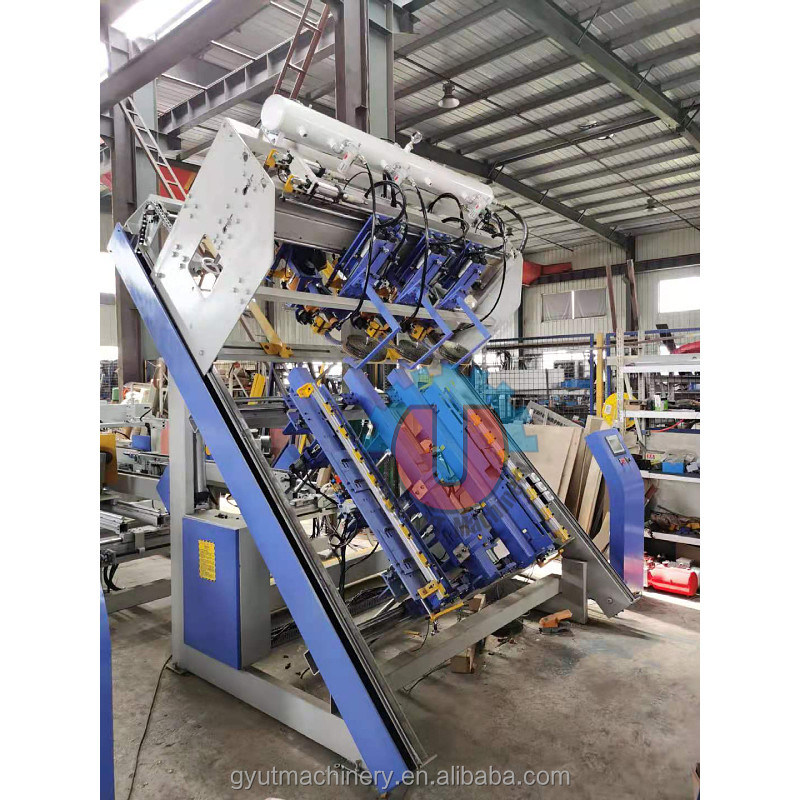 Промышленный автоматический гидравлический пресс Машины для изготовления деревянных поддонов Машины для экструдирования блоков деревянных поддонов