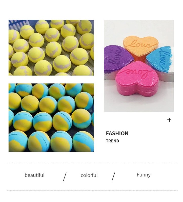 Полуавтоматическая 40 мм бомба в форме сердца ванна солевая прессовая машина для гостиничного спа