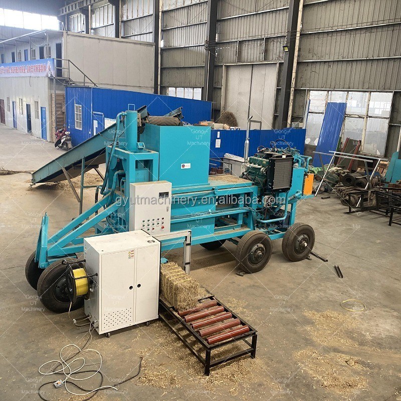 Силажная трава Кормовые высокий уровень безопасности Рис Пшеница Кукуруза Солома Гидравлический балерина трава Бале