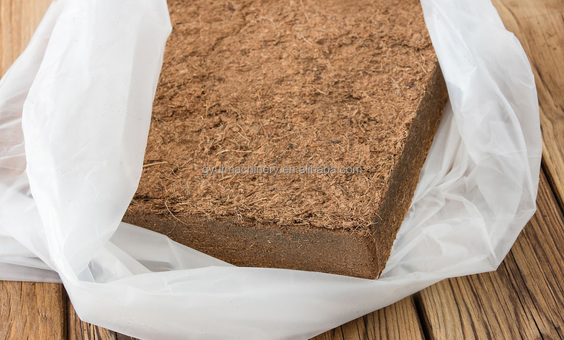 Удобный для пользователя COCO PEAT Балеровое прессовое оборудование для фермерских хозяйств Пластиковые пакеты