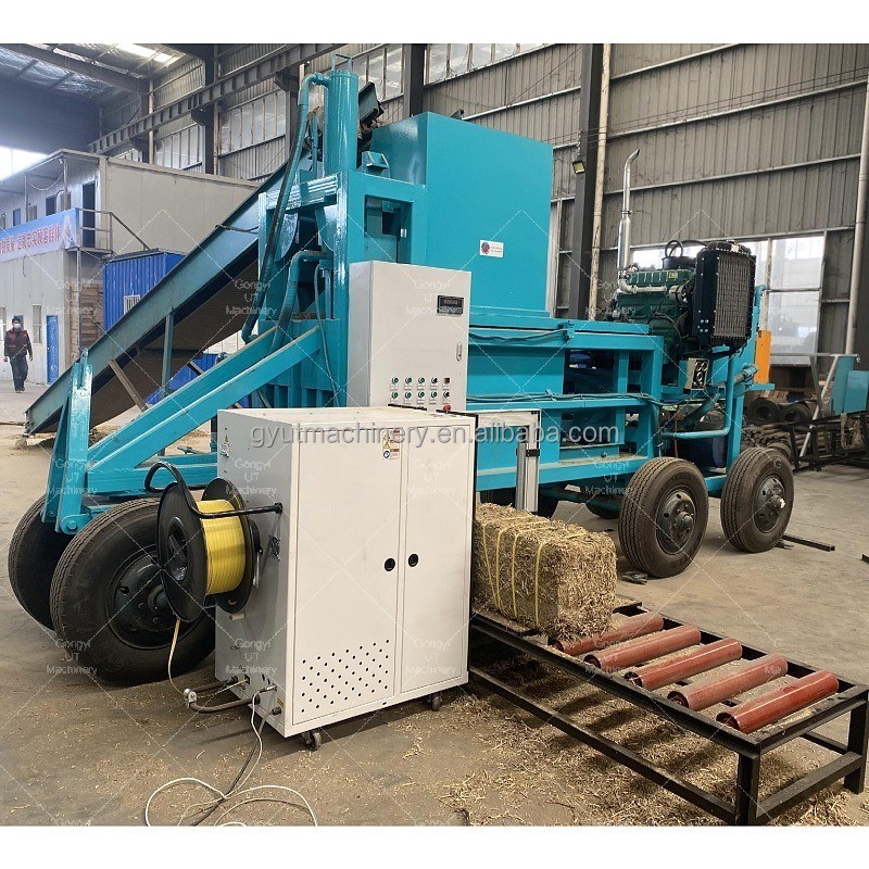 Машины для упаковки сеновых балеров для деревянных пиломатериалов с мощностью 80-120 баллов и ПЛК