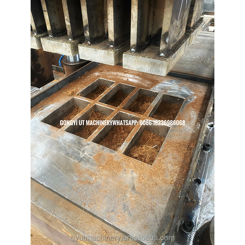 Вертикальная натуральная органическая кокопиевая блок-машина идеально подходит для больших магазинов