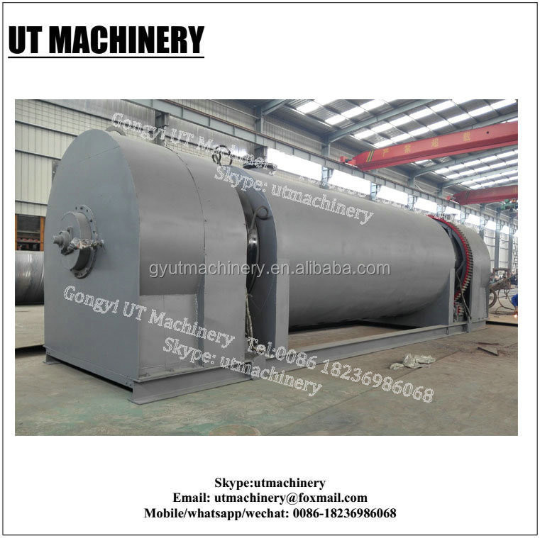 7.5kw 0,75 Печь по карбонизации кокосовой раковины для крупномасштабного производства древесного угля