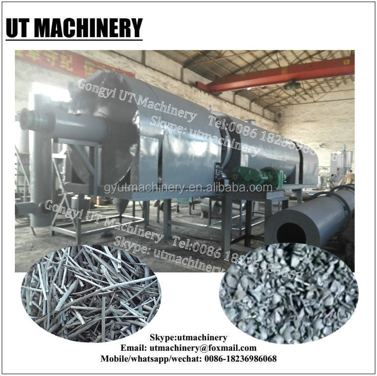 7.5kw 0,75 Печь по карбонизации кокосовой раковины для крупномасштабного производства древесного угля