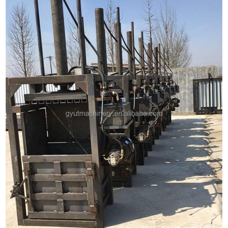 Стоящий мешок Тип упаковки Картон Компрессионная упаковочная машина для отходов бумаги Использованные ткани