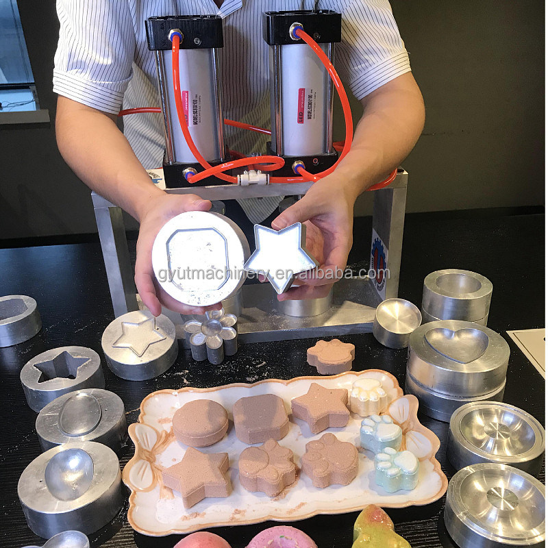 Легко управлять ванной бомбы соляной шарик ручной пресс для небольшой уменьшить оберток газовая машина