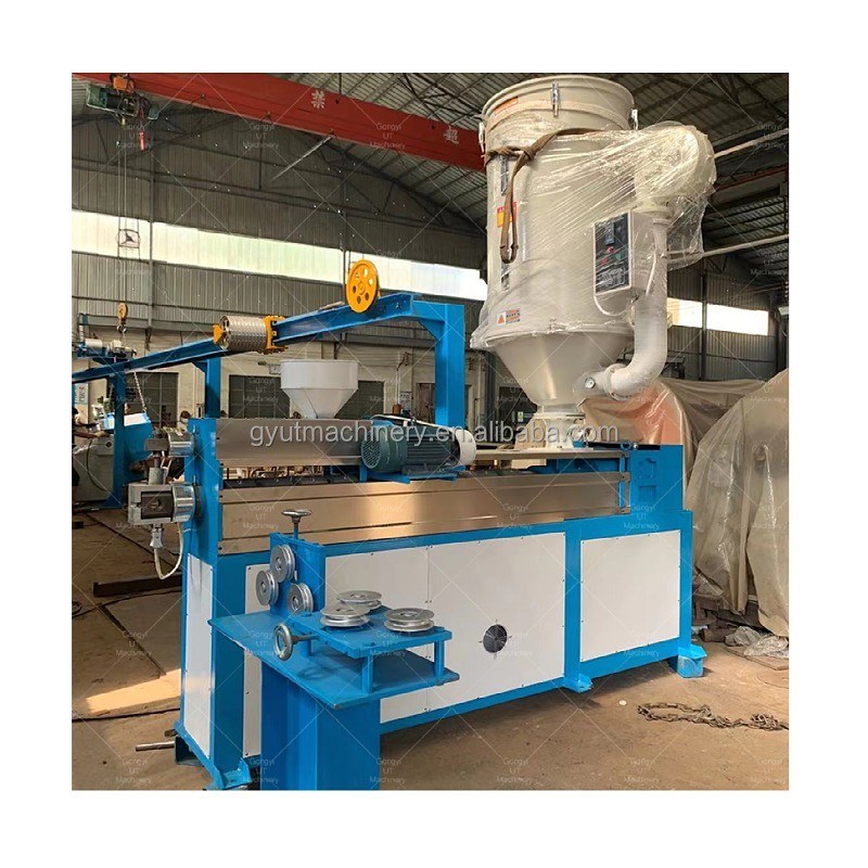 30кВт Моторная мощность Красные медные проволочные экструзионные машины для производства электропроволочных кабелей