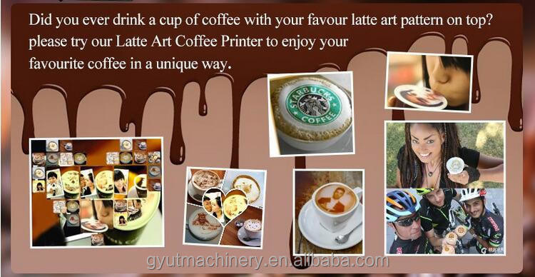 USB2.0 высокоскоростное соединение съедобный чернил кофе принтер для Selfie Latte Art печати