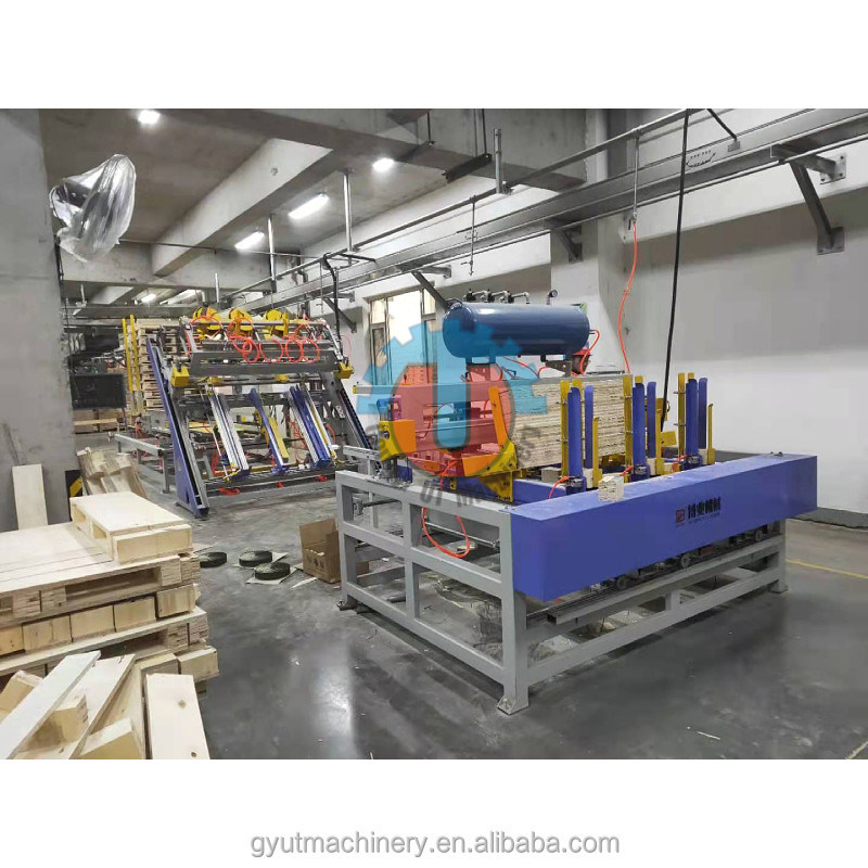 Полноавтоматическая машина для шитья поддонов для европалет из дерева 2-2,5 м3/24 ч.