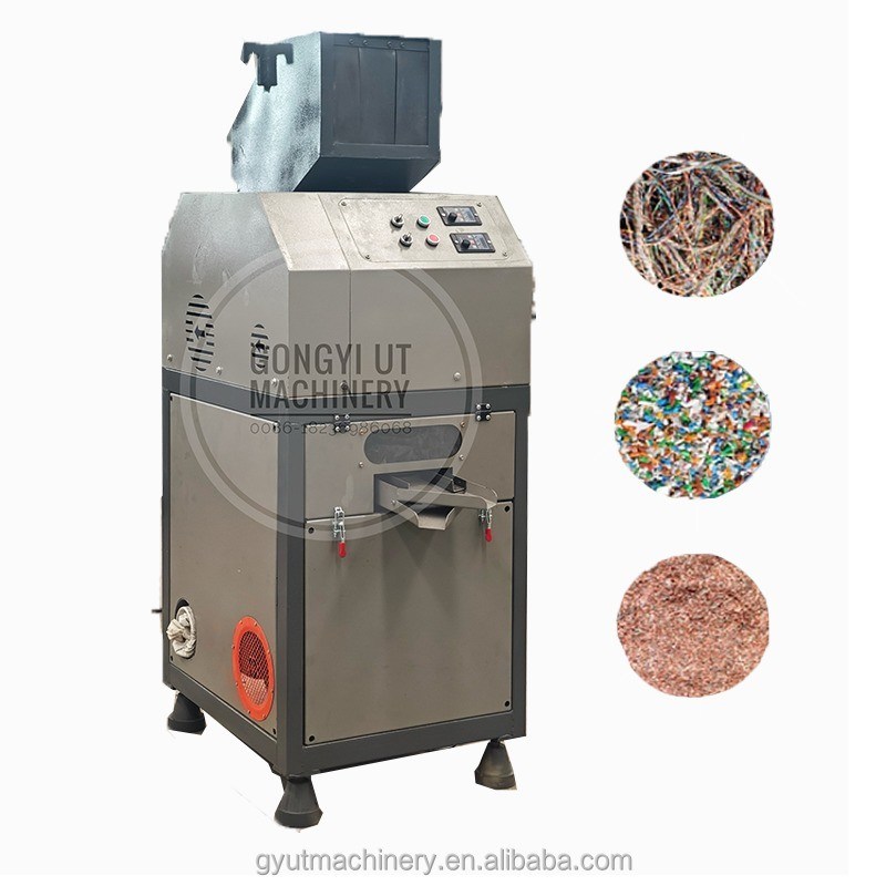 Стройка кабеля дробилка медной проволоки гранулятор сепаратор перерабатывающей машины линии для 2000L / h
