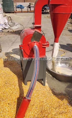 Самовсасывающий дизельный двигатель Кукурузная зерномольная машина для измельчения кормов для кукурузы Сои