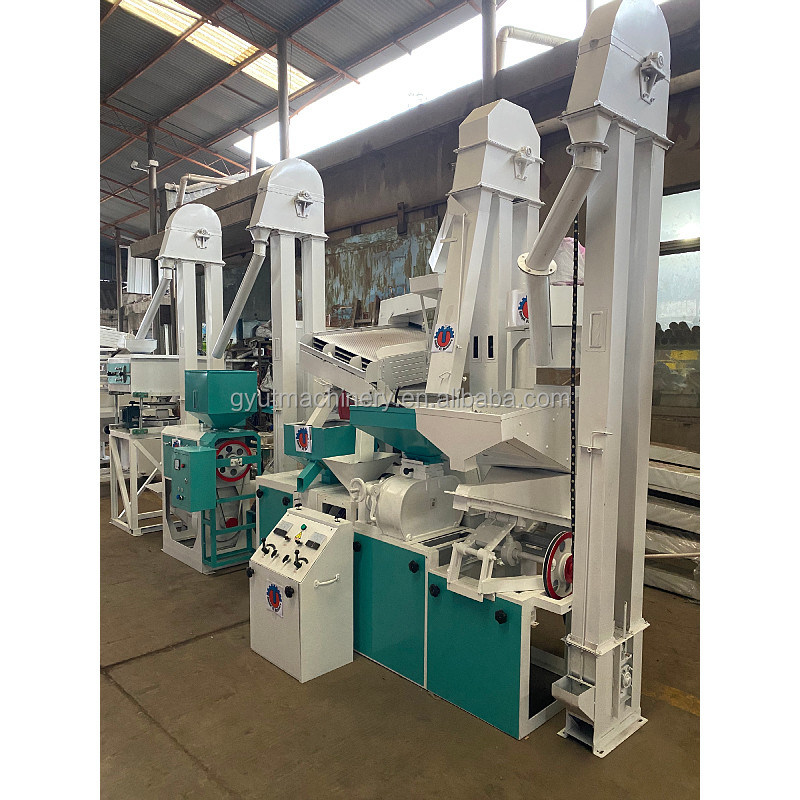 Фермы Функция рисовой мельницы 15тонный мини автоматический рисовой мельницы завод для измельчения коричневого риса