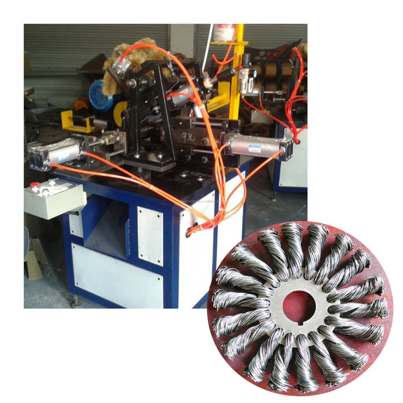 ПЛК-управляемая высокопроизводительная щетка для изготовления стальных проволочных колес