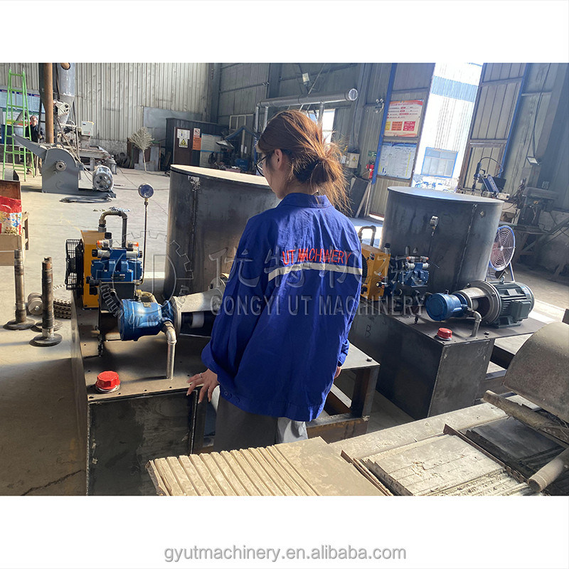 2024 Проектирование 100 кг в час пиломашины Брикетная пресс-машина для экструзирования кониного навоза