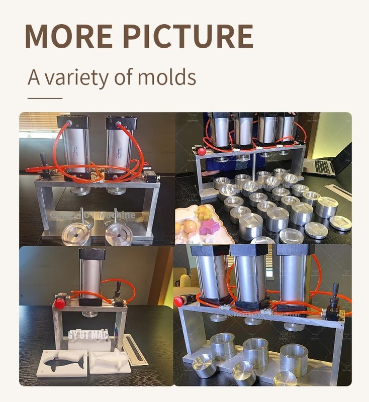 2024 Банная бомба Соль для создания плесени Упаковка для продажи Душевые паровые машины Банные бомбы Машины для небольших размеров на рынке США