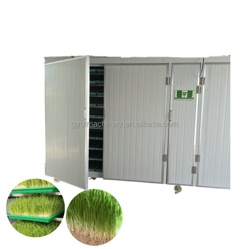 Компактный контейнерный тип гидропонического ячменного корма для оптимального размера ящика для роста