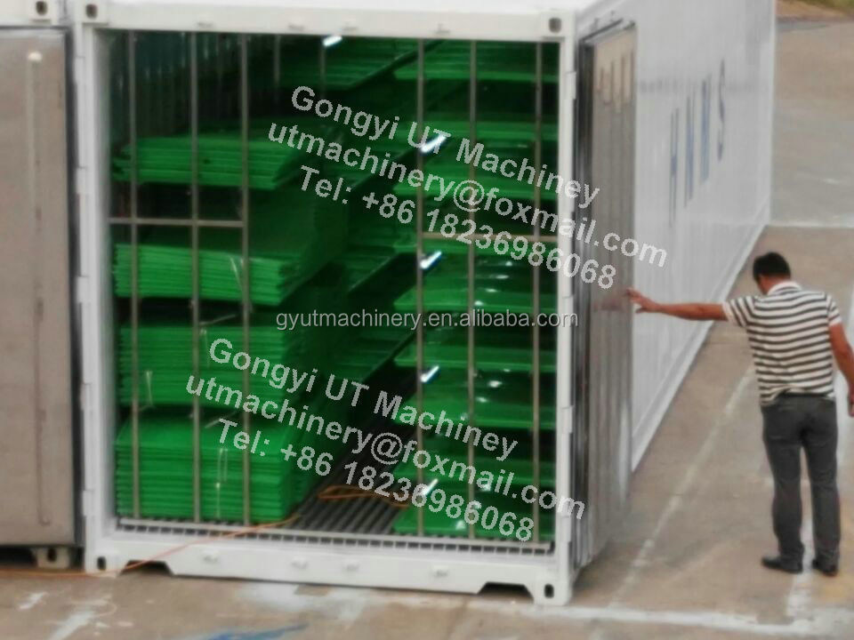 Контейнерный тип Машина для прорастания пшеничных семян и ячменной травы для производственного завода