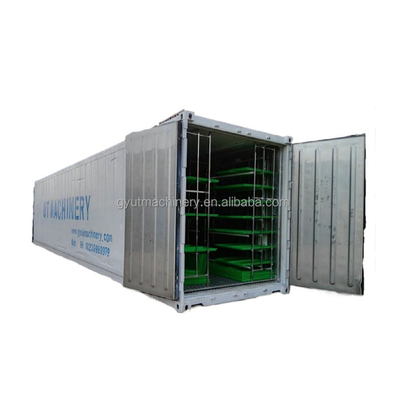 Длинный срок службы 2400w солнечная гидропоническая машина для кормов для ячменной травы в контейнере