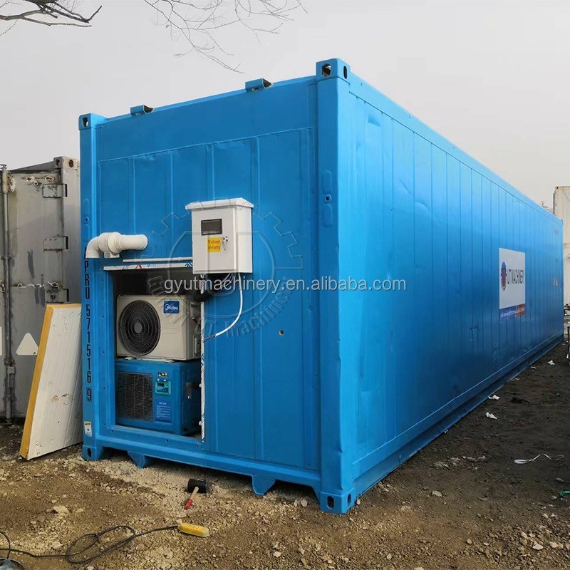 4600 * 1400 * 1700 мм Контейнерный тип светодиодный свет для выращивания кормов и производительность