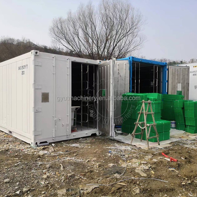 4600 * 1400 * 1700 мм Контейнерный тип светодиодный свет для выращивания кормов и производительность