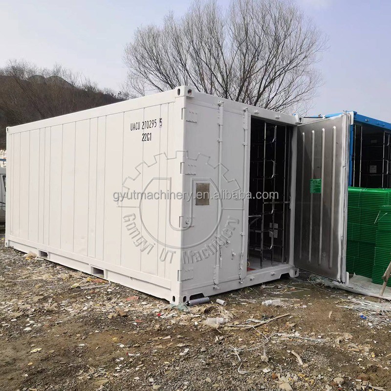 64pcx Sprout Box Commercial 40 HQ Контейнер гидропонной кормовой системы для выращивания фермы